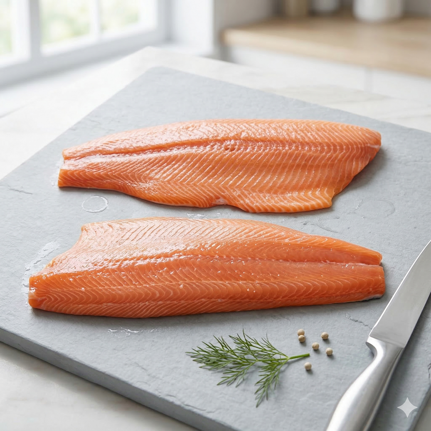 Salmón Filete Premium  Sin Piel 2-3 Libras (0.9 - 1,0 kg.)