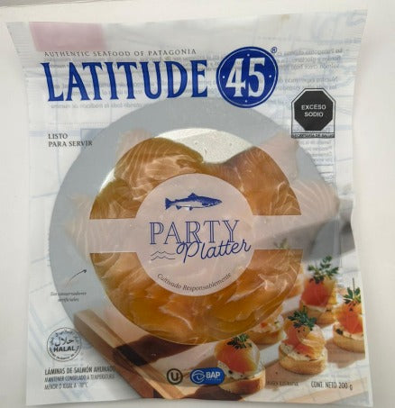 Salmón Ahumado en Frío Laminado 400 grs. (2 Sachets de 200 grs. c/u)